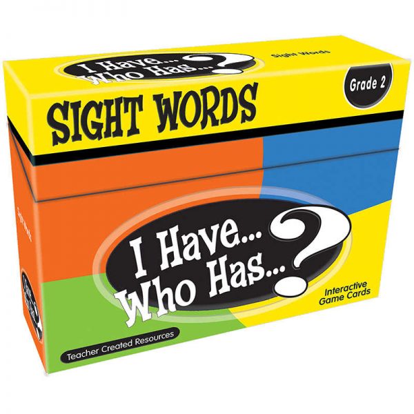 Teacher Created Resources I Have, Who Has Sight Words Game, Grade 2
