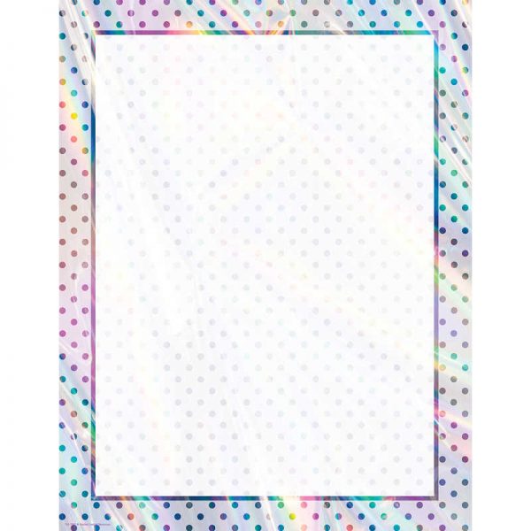 Teacher Created Resources Iridescent Blank Chart