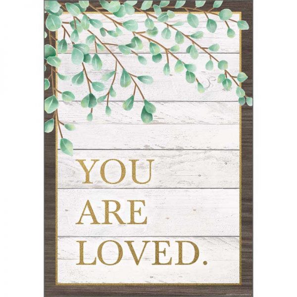 Teacher Created Resources You Are Loved Positive Poster, 13-3/8" x 19"