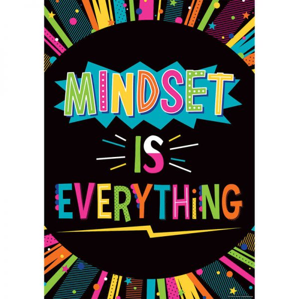 Teacher Created Resources Mindset Is Everything Positive Poster, 13-3/8" x 19"