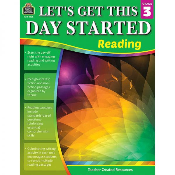 Teacher Created Resources Let's Get This Day Started: Reading, Grade 3