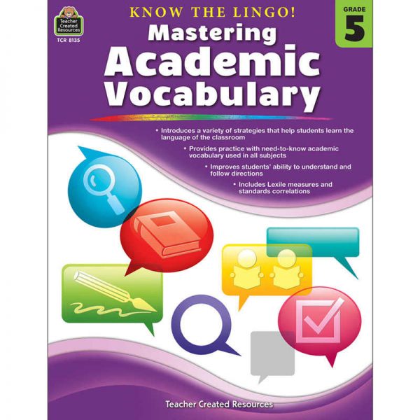 Teacher Created Resources Know the Lingo! Mastering Academic Vocabulary (Gr. 5)