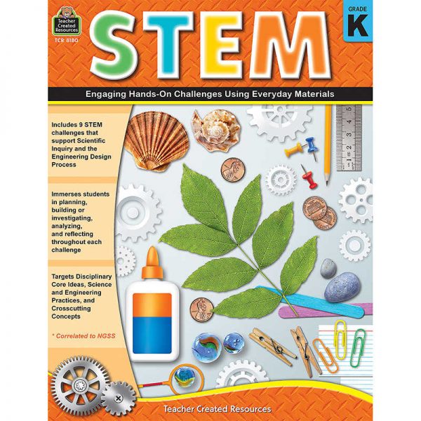 Teacher Created Resources STEM: Engaging Hands-On Challenges Using Everyday Materials (Gr. K)