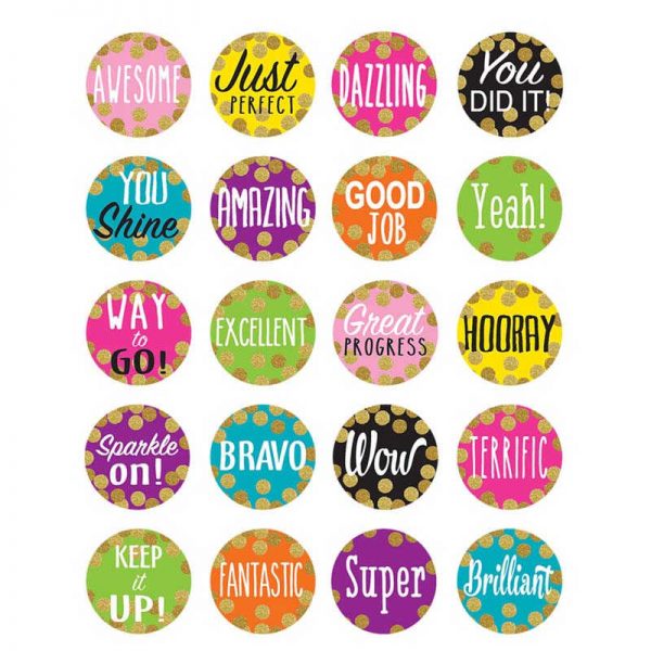 Teacher Created Resources Confetti Stickers, Pack of 120