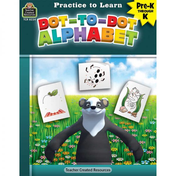Teacher Created Resources Practice to Learn: Dot-to-Dot Alphabet