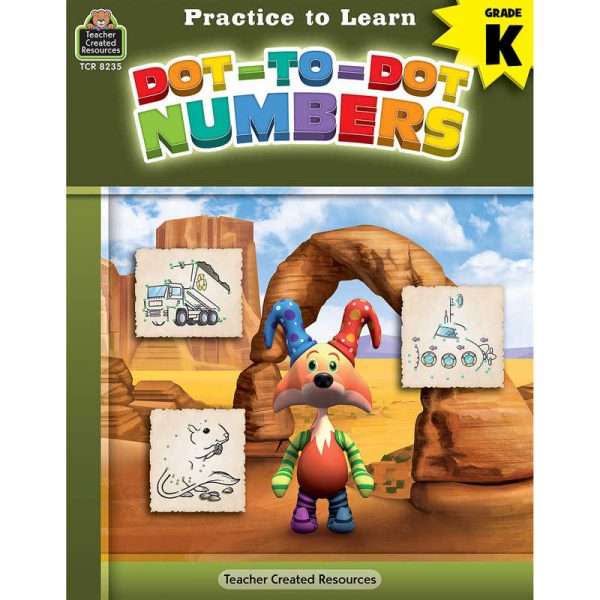 Teacher Created Resources Practice to Learn: Dot- to-Dot Numbers