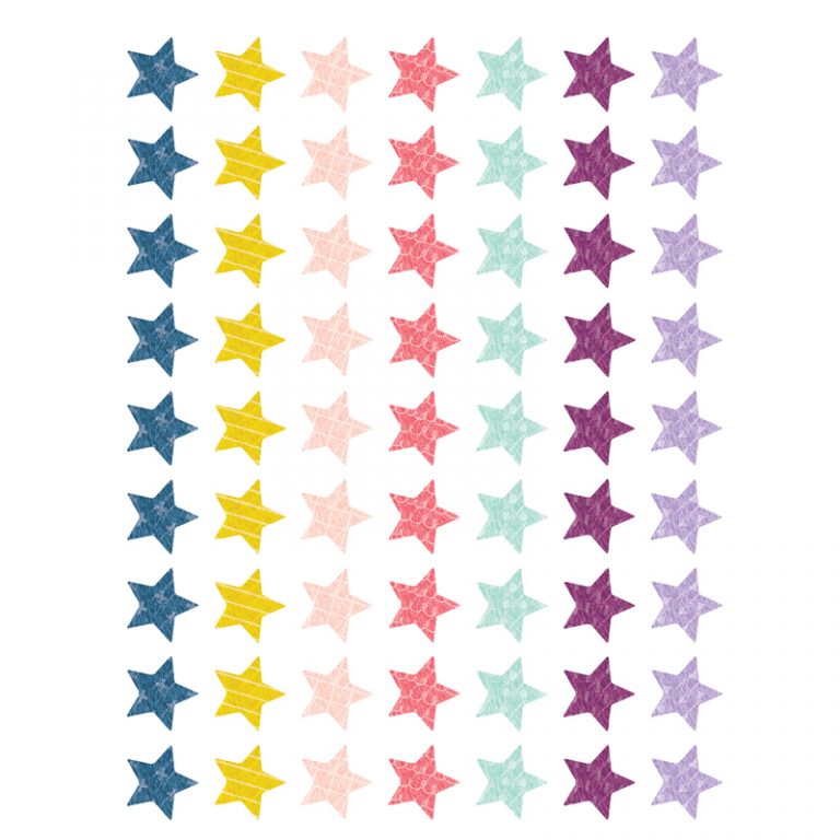 Teacher Created Resources Oh Happy Day Stars Mini Stickers, Pack of 377
