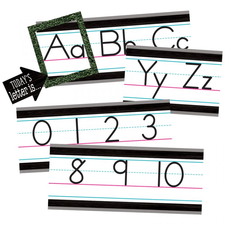 Teacher Created Resources Modern Farmhouse Alphabet Line Bulletin Board