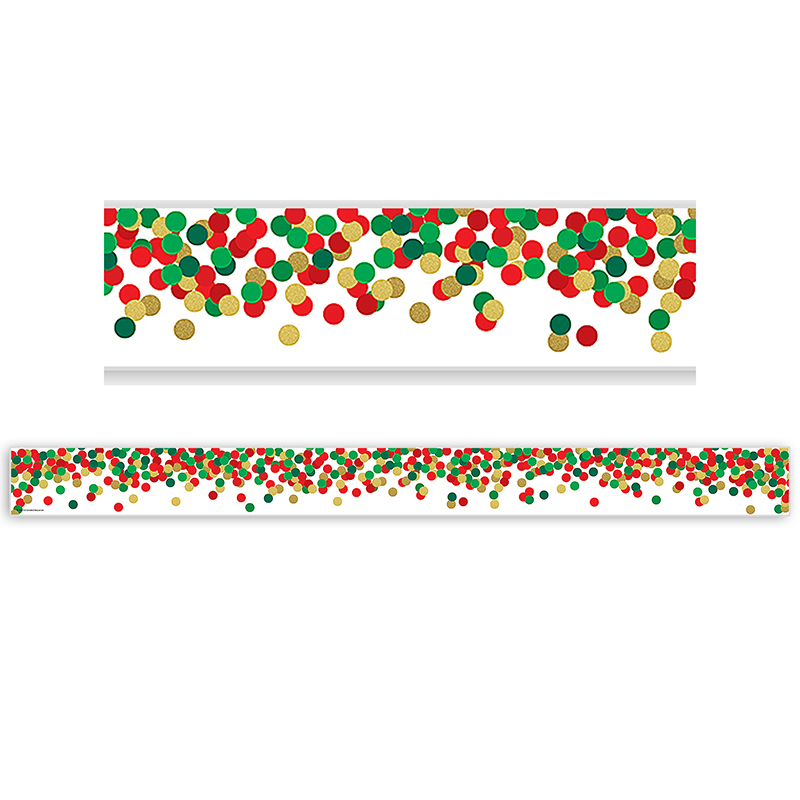 thumbnail image 2 of Teacher Created Resources Confetti Big Big Border, 43.75 -ft In The Classroom Decorations Department At 2 of 14