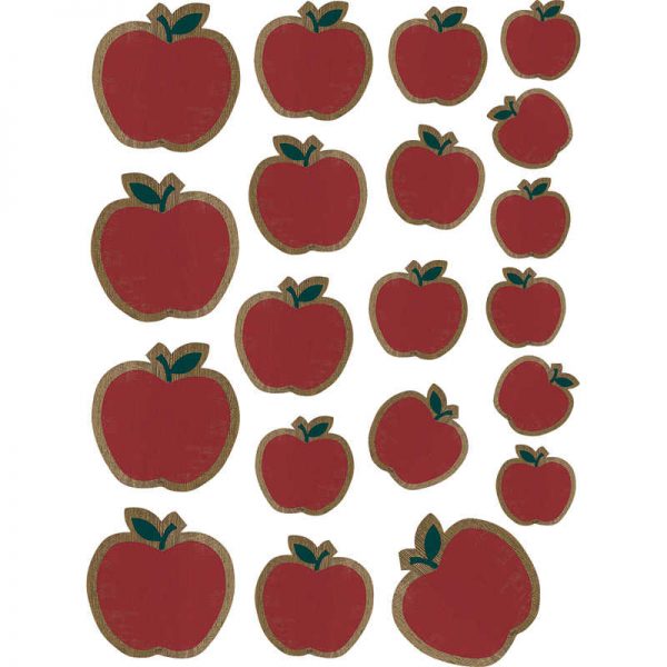 Teacher Created Resources Home Sweet Classroom Apples Accents, Assorted Sizes, Pack of 60