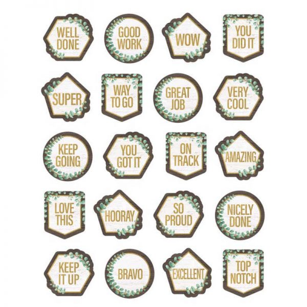 Teacher Created Resources Eucalyptus Stickers, Pack of 120