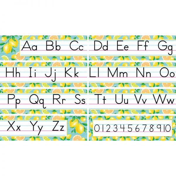 Teacher Created Resources Lemon Zest Traditional Printing Mini Bulletin Board Set