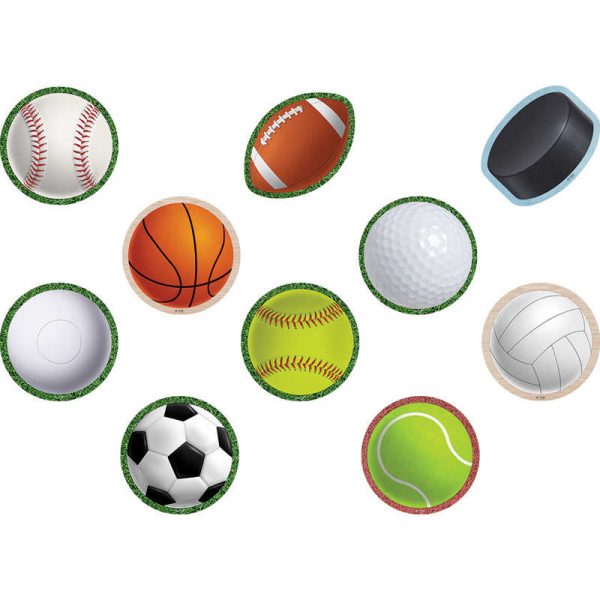 Teacher Created Resources Sports Mini Accents, Pack of 36