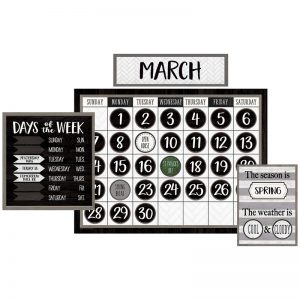 Teacher Created Resources Modern Farmhouse Calendar Bulletin Board