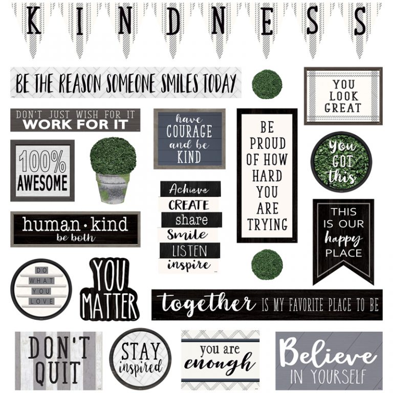 Teacher Created Resources Modern Farmhouse Mini Bulletin Board