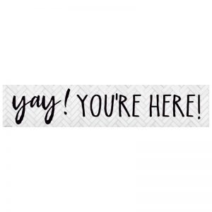 Teacher Created Resources Modern Farmhouse Yay! You're Here! Banner