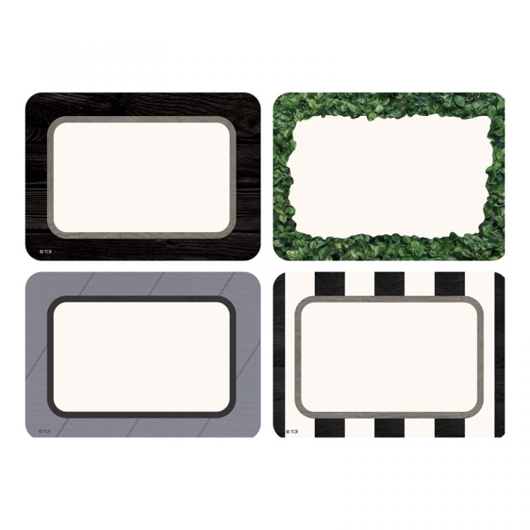 Teacher Created Resources Modern Farmhouse Name Tags/Labels - Multi-Pack, Pack of 36