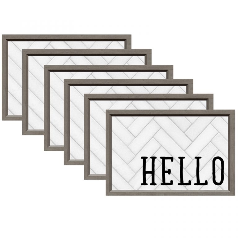Teacher Created Resources Modern Farmhouse Hello Postcards, 30 Per Pack, 6 Packs
