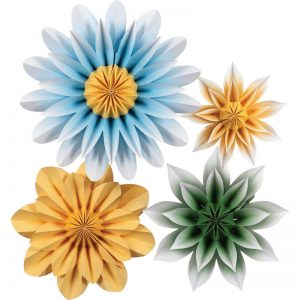 Teacher Created Resources Floral Sunshine Paper Flowers, Pack of 4