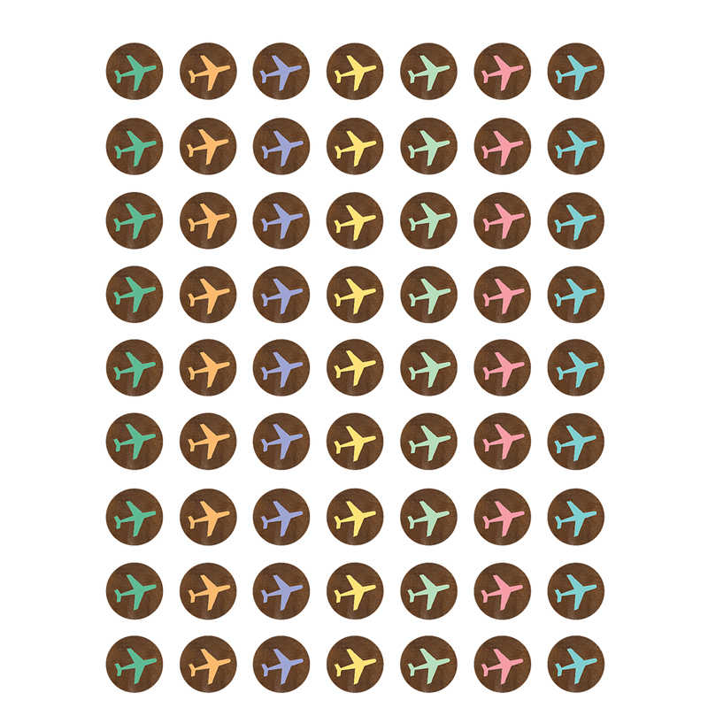 Teacher Created Resources Travel the Map Airplanes Mini Stickers, Pack of 378
