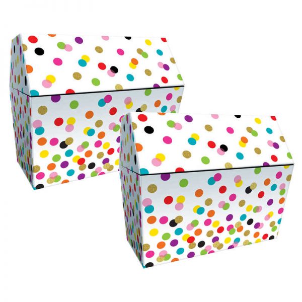 Teacher Created Resources Confetti Chest, Pack of 2