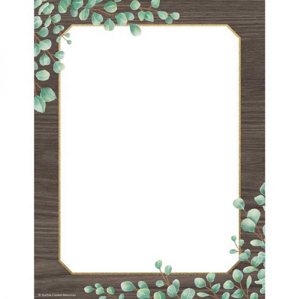Teacher Created Resources Eucalyptus Computer Paper, 8-1/2" x 11", 50 Sheets