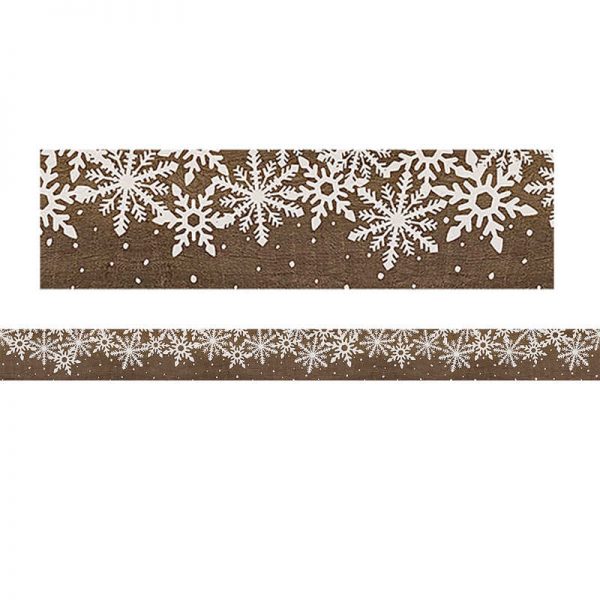 Teacher Created Resources Home Sweet Classroom Winter Straight Border Trim, 35 Feet