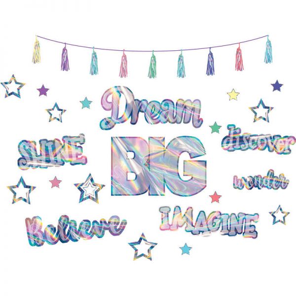 Teacher Created Resources Iridescent Dream Big Bulletin Board Set