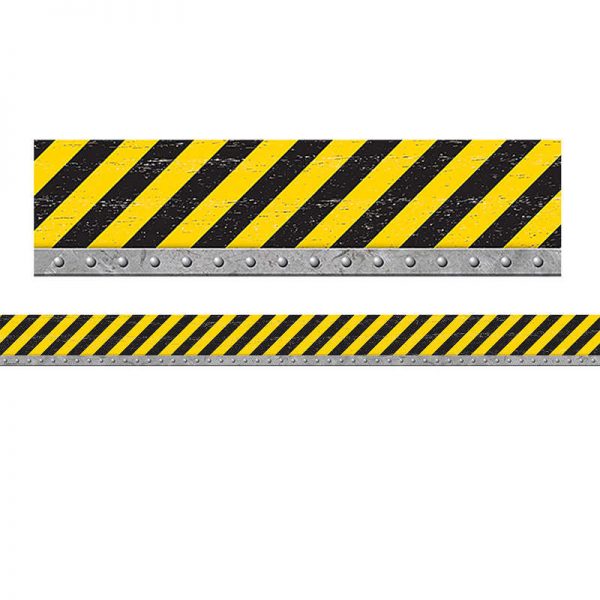 Teacher Created Resources Under Construction Straight Border Trim, 35 Feet