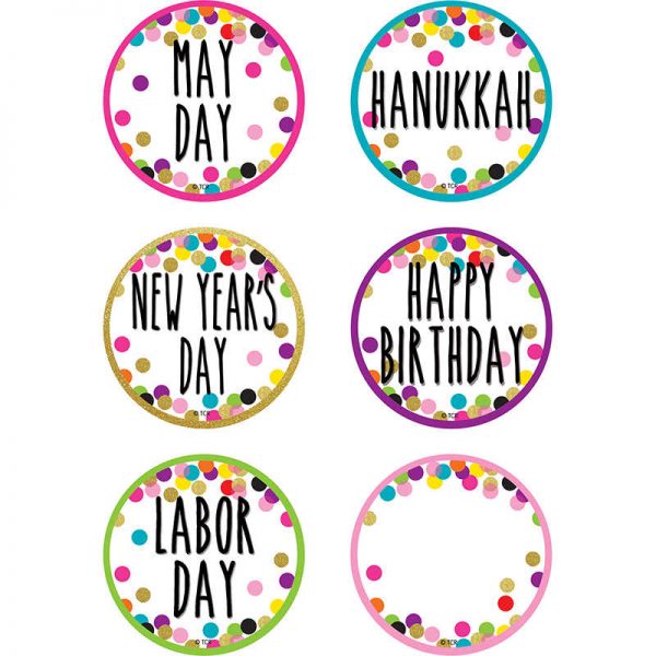 Teacher Created Resources Confetti Holidays and Special Events Calendar Days