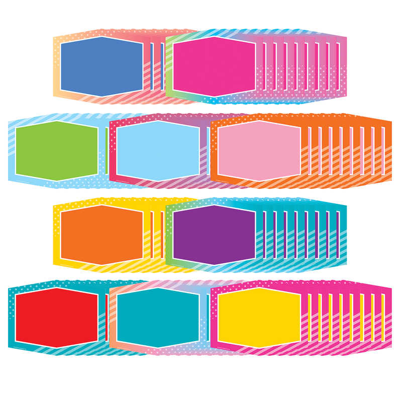 Teacher Created Resources Colorful Vibes Colorful Vibes Accents, 30 Per Pack, 3 Packs