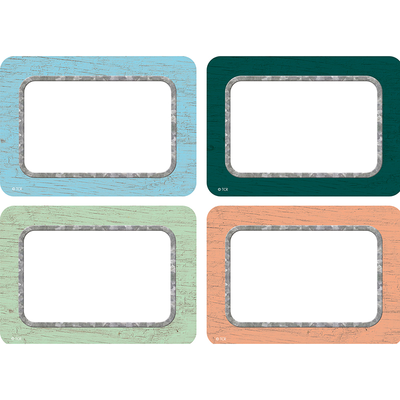 Teacher Created Resources Painted Wood Name Tags/Labels – Multi-Pack – Pack of 36