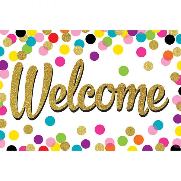 Teacher Created Resources Confetti Welcome Postcards