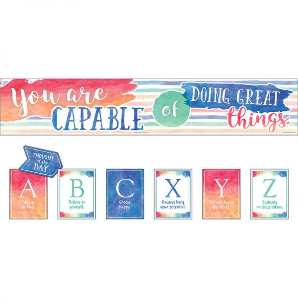 Teacher Created Resources Your Are Capable of Doing Great Things Bulletin Board Set