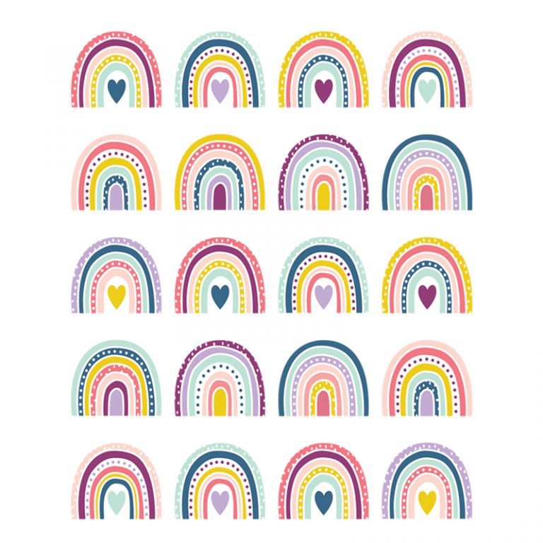 Teacher Created Resources Oh Happy Day Rainbows Stickers