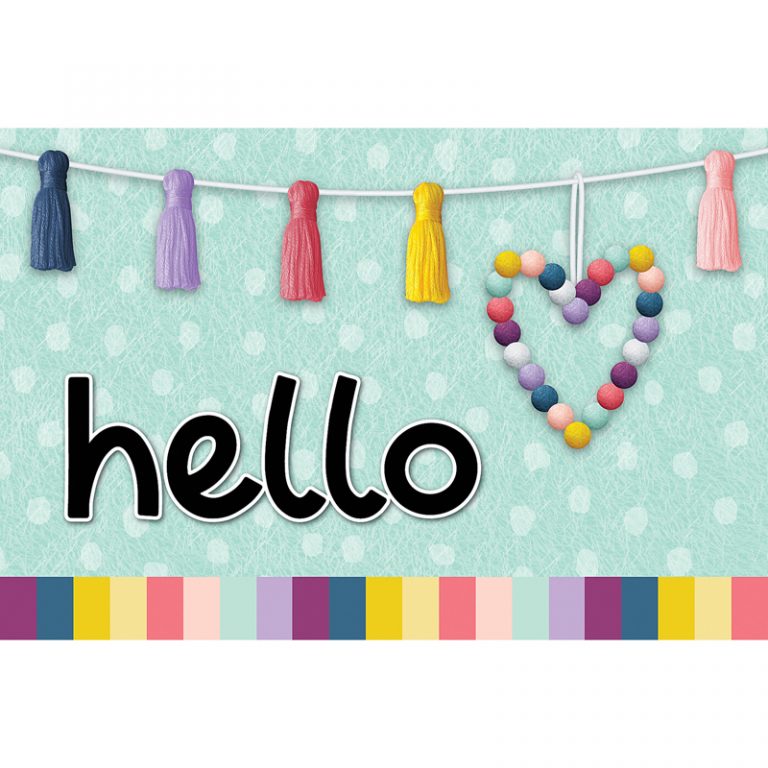Teacher Created Resources Oh Happy Day Hello Postcards, Pack of 30