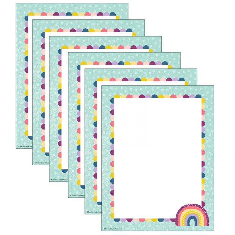 Teacher Created Resources Oh Happy Day Computer Paper, 6 Packs