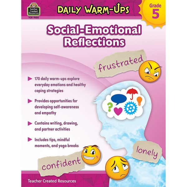 Teacher Created Resources Daily Warm-Ups: Social-Emotional Reflections, Grade 5