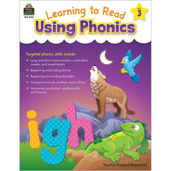 Teacher Created Resources Learning to Read Using PHONICS (Level C)