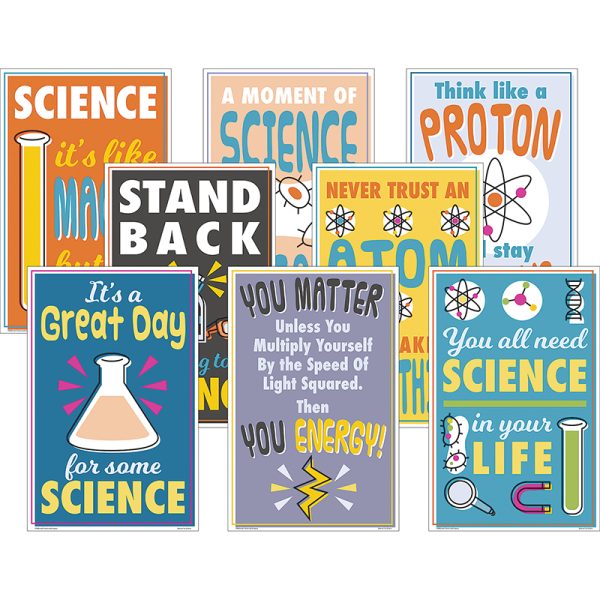Teacher Created Resources Science Fun Charts, Set of 8