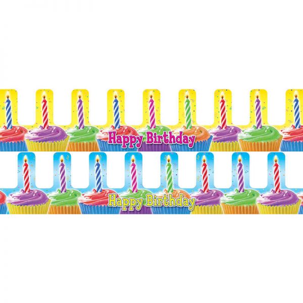 Scholastic Birthday Cupcake Crowns, Pack of 36