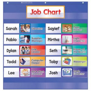 Scholastic Scholastic Class Jobs Pocket Chart with Cards