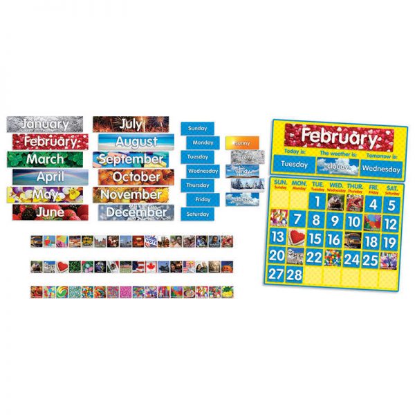 Scholastic Photo Calendar Bulletin Board