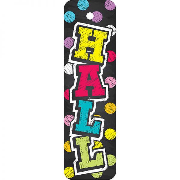 Top Notch Teacher Products Plastic Hall Pass, Neon Chalk Hall Pass