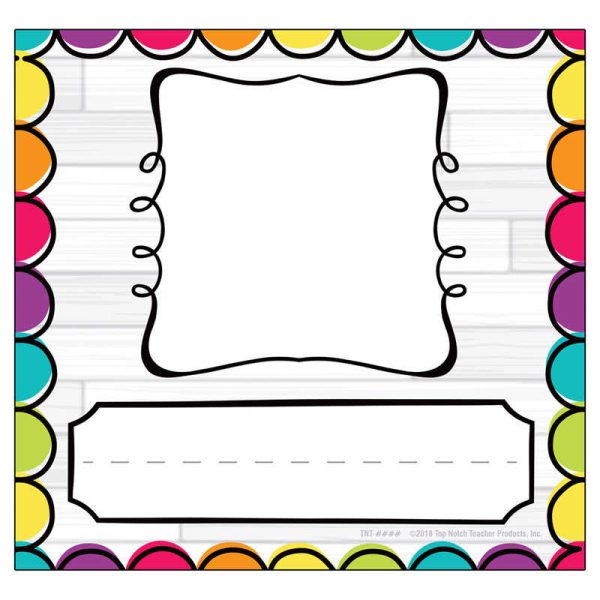 Top Notch Teacher Products DIY Dots Picture Plates, Pack of 32