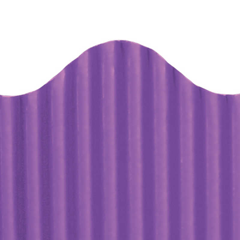 Top Notch Teacher Products Trim-Eze Corrugated Border, Purple, 2.25" x 50'