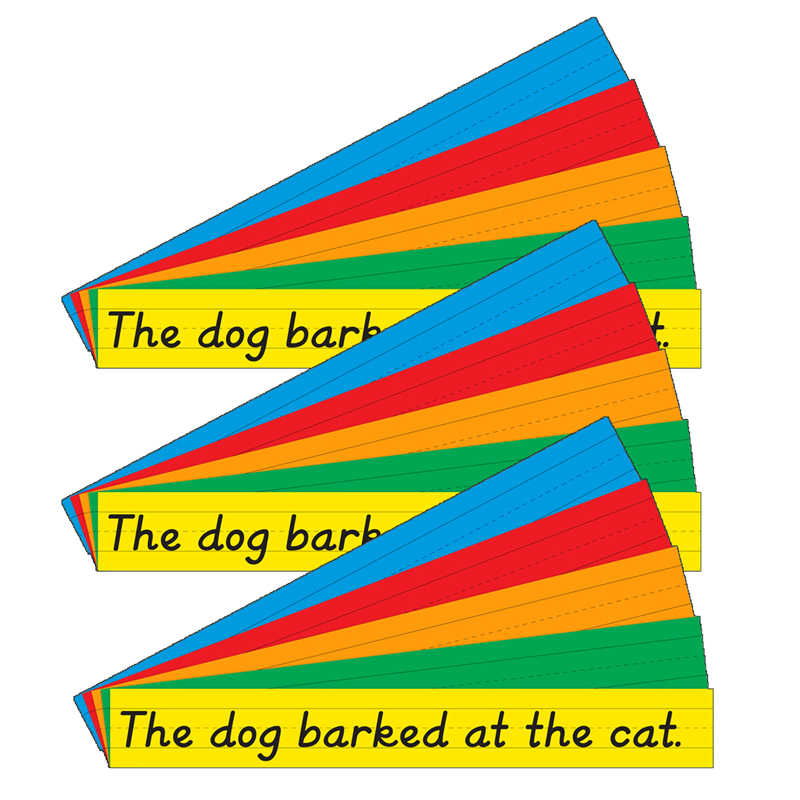 TeachersParadise Top Notch Teacher Products Sentence Strips, 3" x 23
