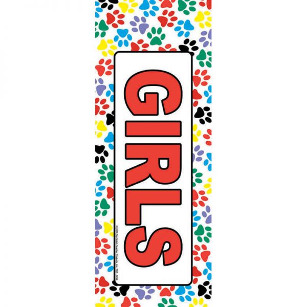 Top Notch Teacher Products Girls Paws Hall Pass