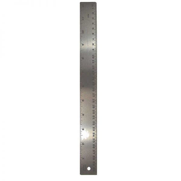 The Pencil Grip™ 12" Stainless Steel Ruler