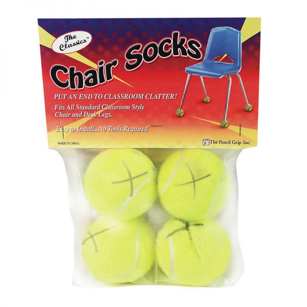 The Pencil Grip™ Chair Socks, pack of 4